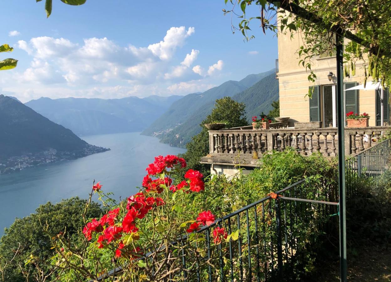 B&B Villa Le Ortensie Faggeto Lario Exteriör bild