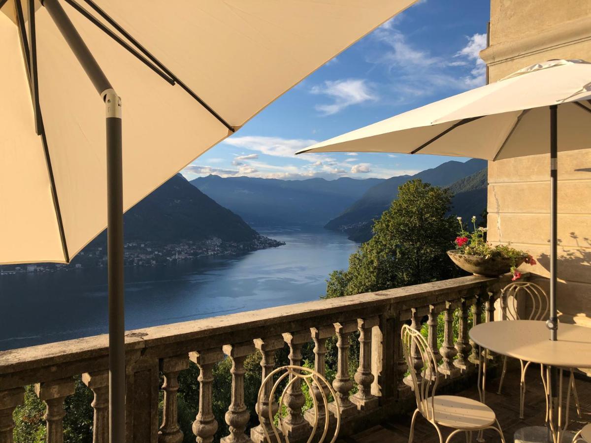 B&B Villa Le Ortensie Faggeto Lario Exteriör bild