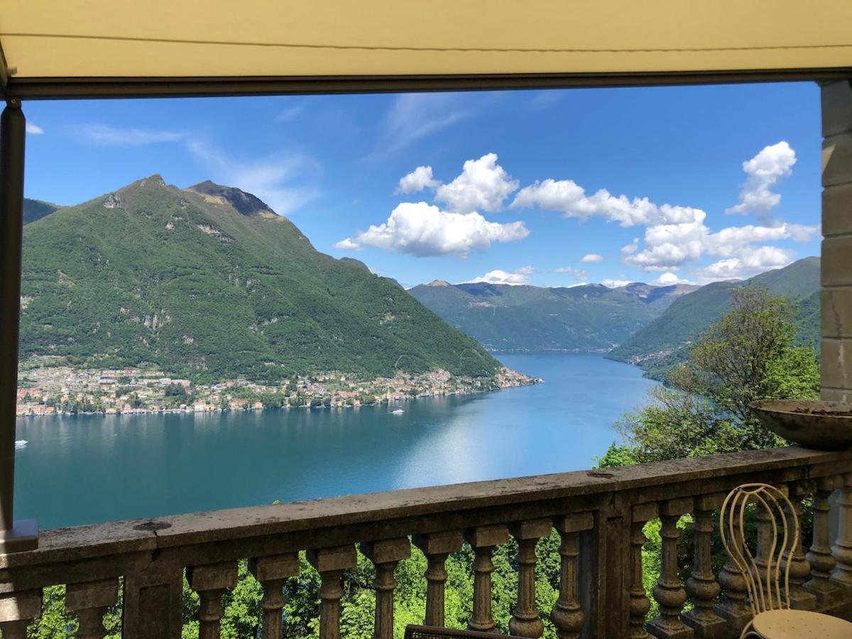 B&B Villa Le Ortensie Faggeto Lario Exteriör bild