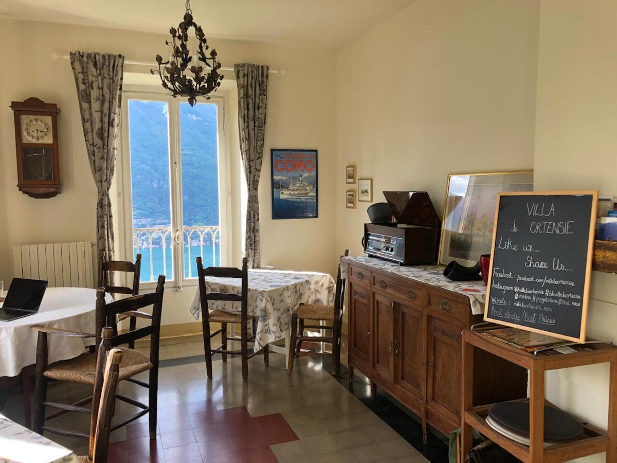 B&B Villa Le Ortensie Faggeto Lario Exteriör bild