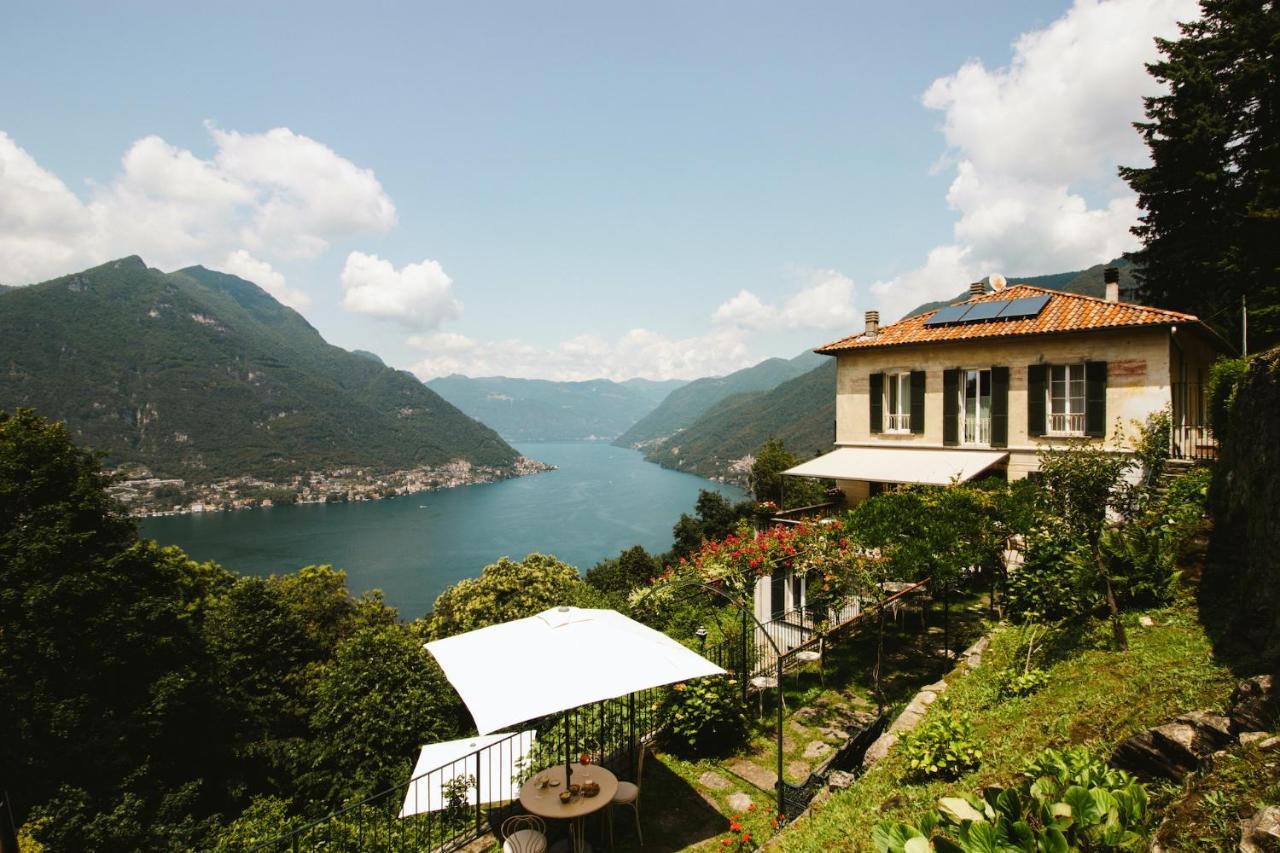 B&B Villa Le Ortensie Faggeto Lario Exteriör bild