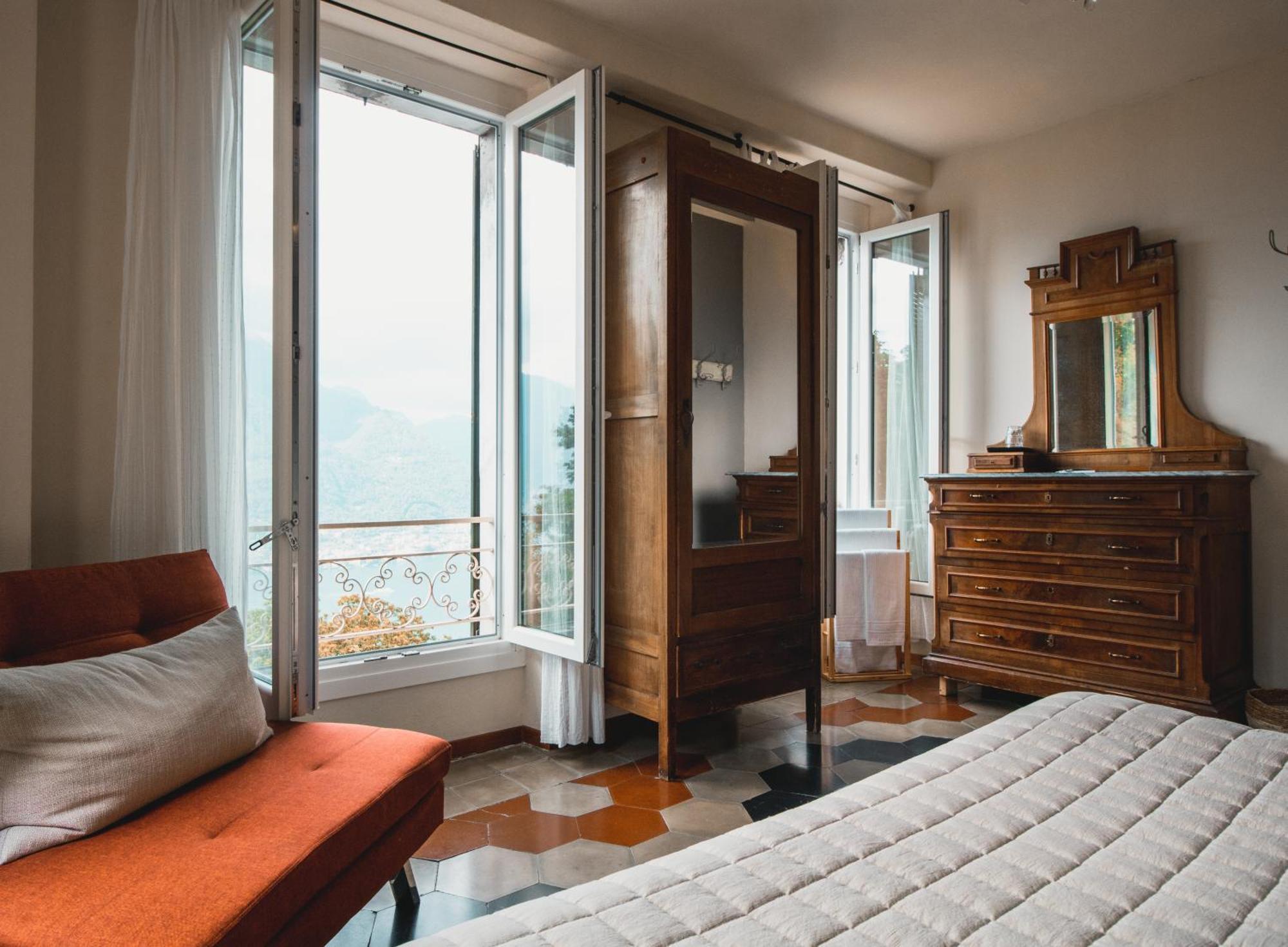 B&B Villa Le Ortensie Faggeto Lario Exteriör bild